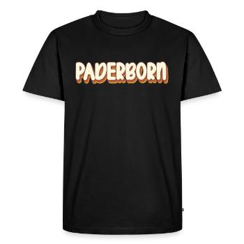 Paderborner, Paderborner Paderborn - Men's Premium Organic T-Shirt - black - Front - Nico (187cm)