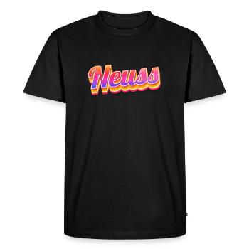 Neusserin Neusser Neuss - T-shirt Premium bio Homme - noir - Devant - Nico (187cm)
