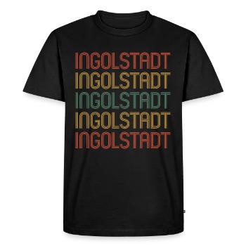 Ingolstadt resident Ingolstadt - Men's Premium Organic T-Shirt - black - Front - Nico (187cm)