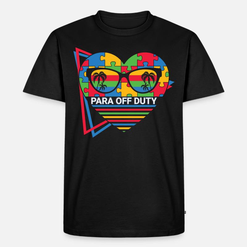 Paraprofessional - Männer Premium Bio T-Shirt - Schwarz