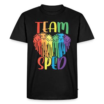 Team Special Education Special Education Profession Teacher - Men's Premium Organic T-Shirt - black - Front - Nico (187cm)