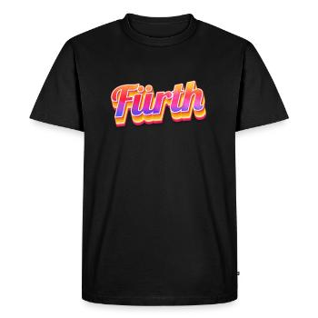 Fürtherin Fürther Fürth - Men's Premium Organic T-Shirt - black - Front - Nico (187cm)