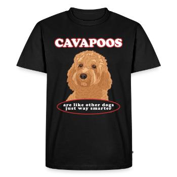 Cavapoo Dog Cavoodle Dog Owner Cadeau - T-shirt Premium bio Homme - noir - Devant - Nico (187cm)
