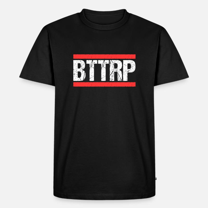 Bottroperin Bottroper Bottrop - Männer Premium Bio T-Shirt - Schwarz