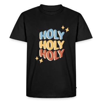 Holy - Men's Premium Organic T-Shirt - black - Front - Nico (187cm)