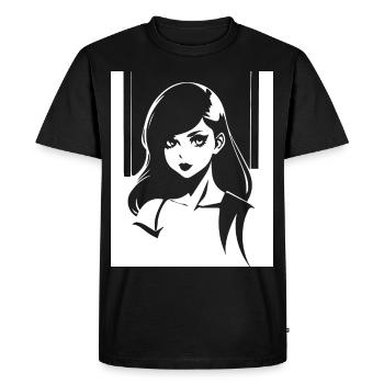 Batcave Girl Dark Fairytale Goth Occult Women Got - T-shirt Premium bio Homme - noir - Devant - Nico (187cm)
