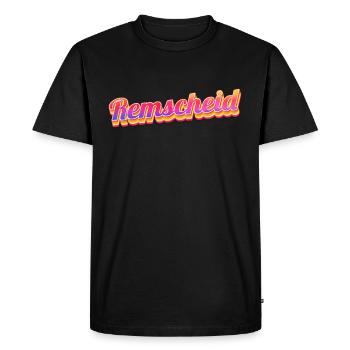 Remscheiderin Remscheider Remscheid - Men's Premium Organic T-Shirt - black - Front - Nico (187cm)