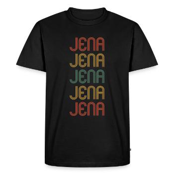 Jenaerin Jenaer Jena - T-shirt Premium bio Homme - noir - Devant - Nico (187cm)