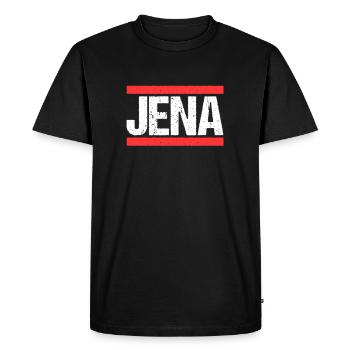Jenaerin Jenaer Jena - T-shirt Premium bio Homme - noir - Devant - Nico (187cm)