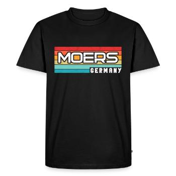 Moerserin Moerser Moers - Men's Premium Organic T-Shirt - black - Front - Nico (187cm)