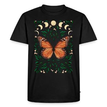 Witchy Cottagecore Whimsigoth Heavenly Smette - Men's Premium Organic T-Shirt - black - Front - Nico (187cm)