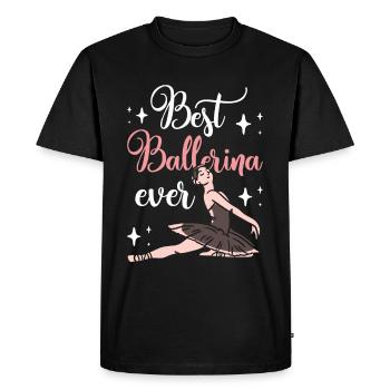 Meilleure danseuse de ballet de tous les temps - T-shirt Premium bio Homme - noir - Devant - Nico (187cm)