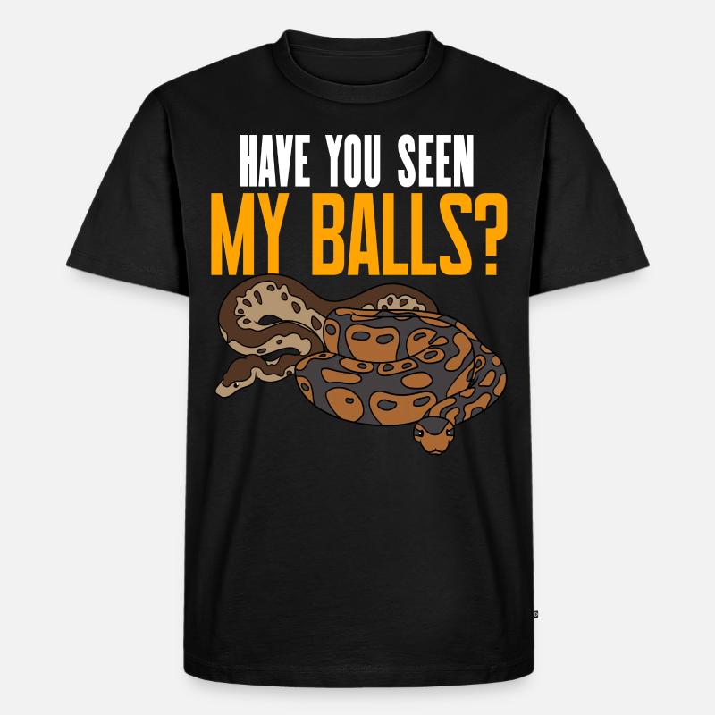 Serpent python royal - T-shirt Premium bio Homme - noir