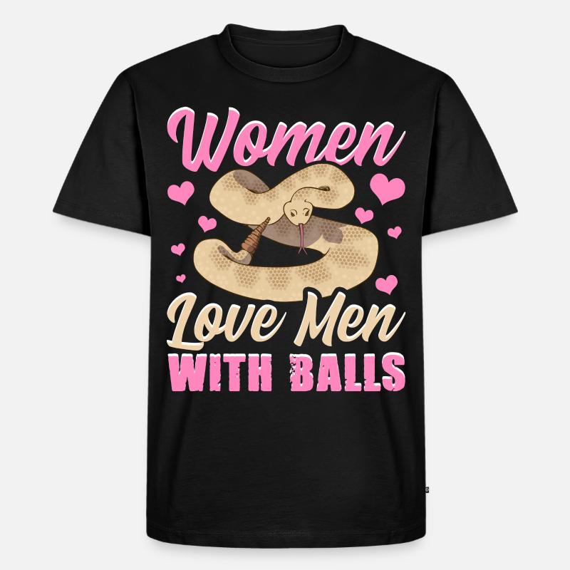 Serpent python boule - T-shirt Premium bio Homme - noir