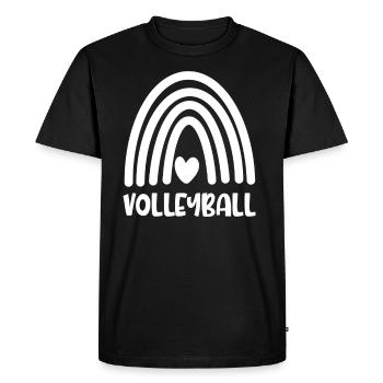 Volley-ball - T-shirt Premium bio Homme - noir - Devant - Nico (187cm)