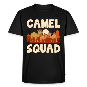 Camel Lover Desert Animal Wildlife Africa - T-shirt Premium bio Homme - noir - Devant - Nico (187cm)