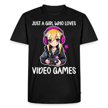 Console de jeu PC Gamer Girl Gamer Girl - T-shirt Premium bio Homme - noir - Devant - Nico (187cm)
