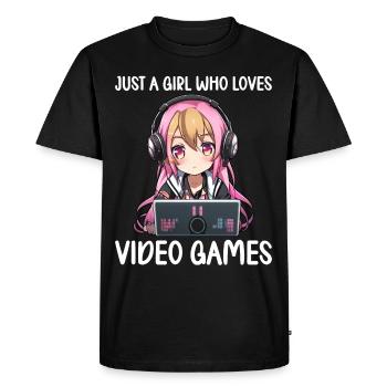 Console de jeu PC Gamer Girl Gamer Girl - T-shirt Premium bio Homme - noir - Devant - Nico (187cm)