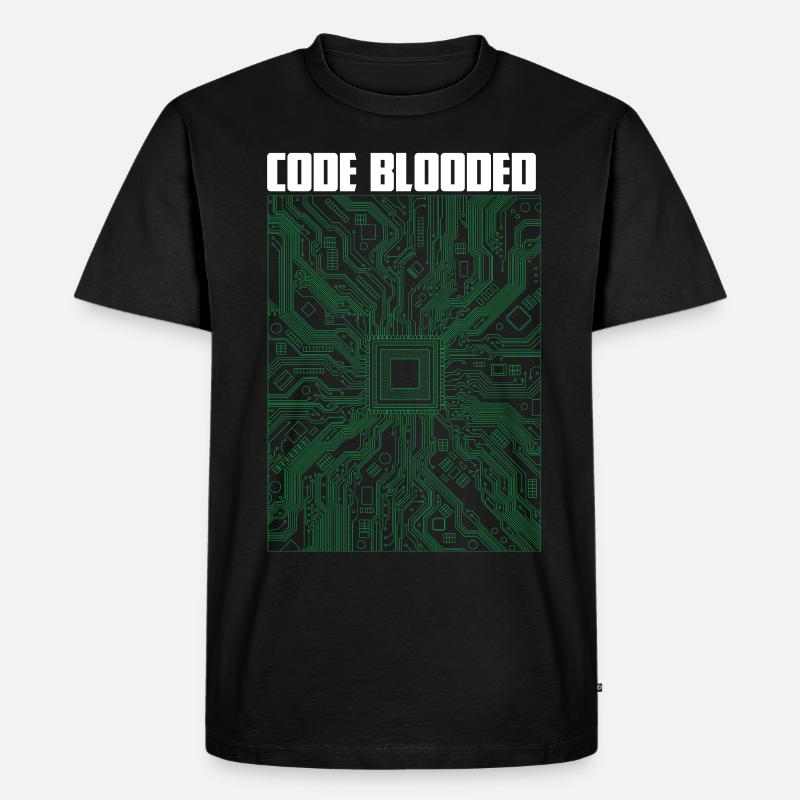 Code sanglé - T-shirt Premium bio Homme - noir