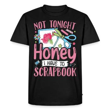 Scrapbooking Scrapbooker - T-shirt Premium bio Homme - noir - Devant - Nico (187cm)