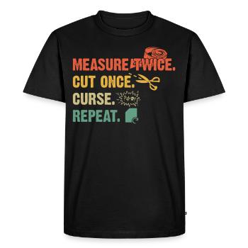 Scrapbooking Scrapbooker - Men's Premium Organic T-Shirt - black - Front - Nico (187cm)