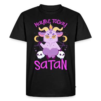Satanisme satanique - T-shirt Premium bio Homme - noir - Devant - Nico (187cm)