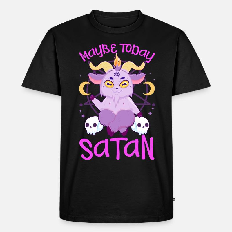 Satanischer Satanismus - Männer Premium Bio T-Shirt - Schwarz
