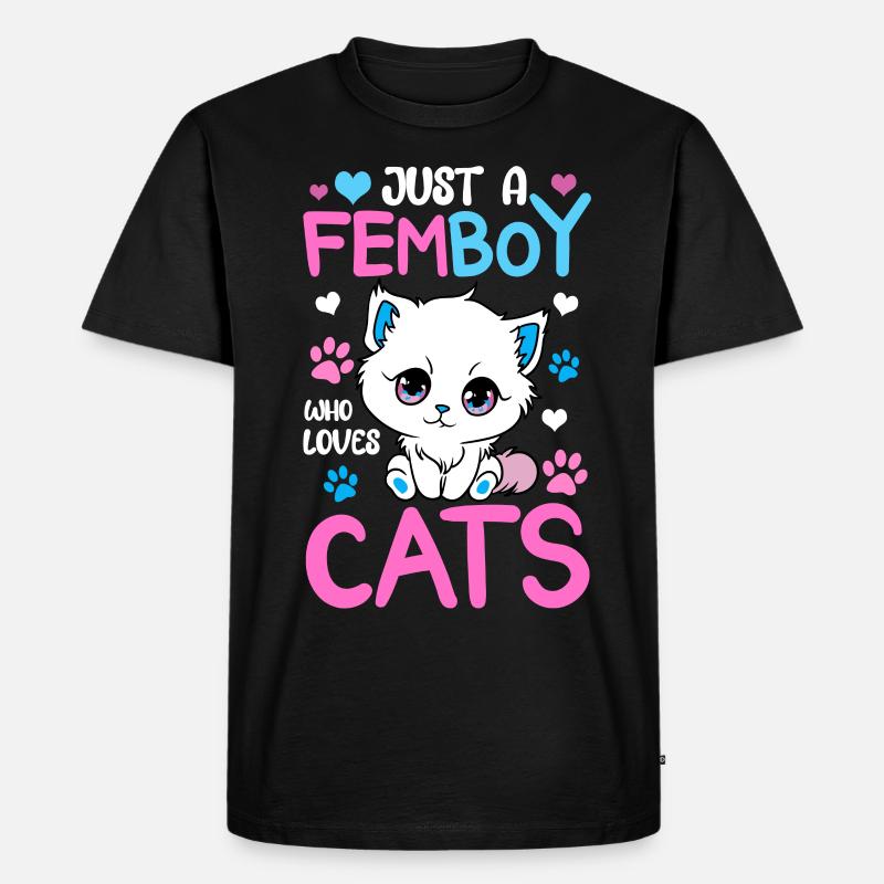 Cross Dressing - Männer Premium Bio T-Shirt - Schwarz