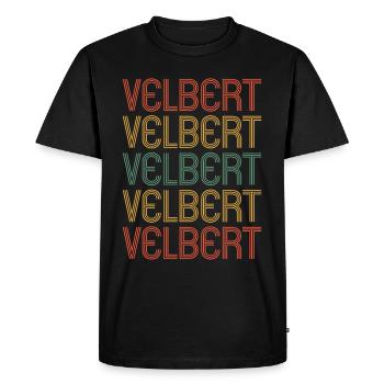 Velbert Velberterin Velberter Stadt Velbert - Men's Premium Organic T-Shirt - black - Front - Nico (187cm)