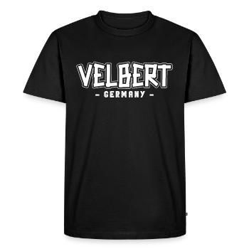 Velbert Velberterin Velberter Stadt Velbert - T-shirt Premium bio Homme - noir - Devant - Nico (187cm)