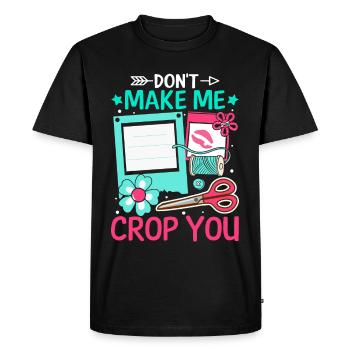 Scrapbooking Scrapbooker - Men's Premium Organic T-Shirt - black - Front - Nico (187cm)