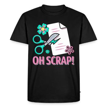 Scrapbooking Scrapbooker - T-shirt Premium bio Homme - noir - Devant - Nico (187cm)