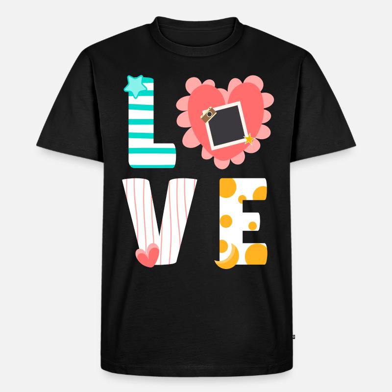 Scrapbooking Scrapbooker - Männer Premium Bio T-Shirt - Schwarz
