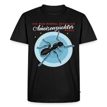Fourmis Fourmi Ferme Formicarium Cadeau - T-shirt Premium bio Homme - noir - Devant - Nico (187cm)