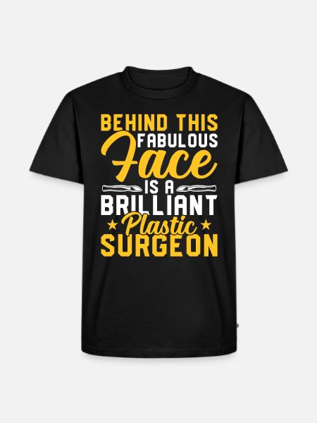 Brilliant Plastic Surgeon Surgical - Men's Premium Organic T-Shirt - black
