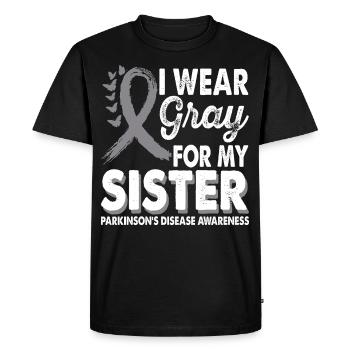 Wear gray for the month of awareness for - Men's Premium Organic T-Shirt - black - Front - Nico (187cm)
