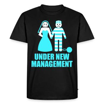 Enterrement de vie de garçon grondant enterrement de vie de garçon - T-shirt Premium bio Homme - noir - Devant - Nico (187cm)