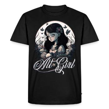 Alt Girl Alternative Girl - Men's Premium Organic T-Shirt - black - Front - Nico (187cm)