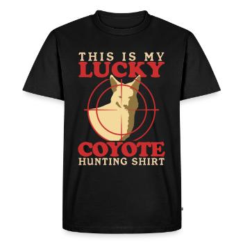 Chasse Chasseur Chasse Chasseresse Permis de Chasse Cadeau - T-shirt Premium bio Homme - noir - Devant - Nico (187cm)