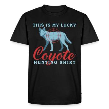 Chasse Chasseur Chasse Chasseresse Permis de Chasse Cadeau - T-shirt Premium bio Homme - noir - Devant - Nico (187cm)