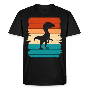 Dino - T-shirt Premium bio Homme - noir - Devant - Nico (187cm)