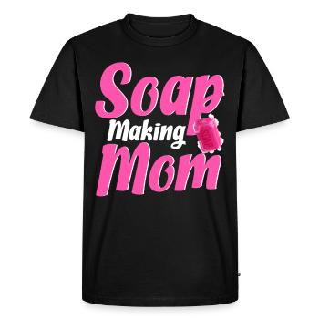 Soap manufacturer Soapologist - Men's Premium Organic T-Shirt - black - Front - Nico (187cm)