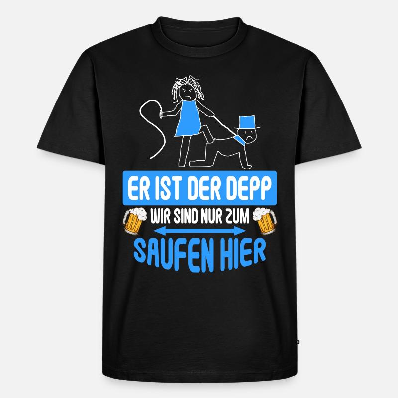 Junggesellenabschied Poltern Polterabend JGA - Männer Premium Bio T-Shirt - Schwarz