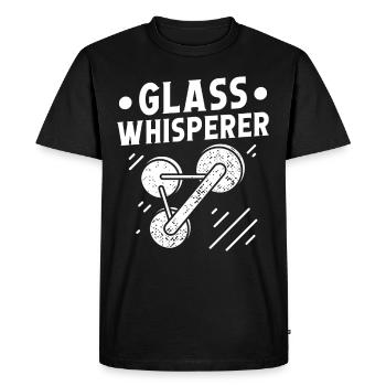 Glaser Glass Whisperer Glaserarbeiter Fensterbau - T-shirt Premium bio Homme - noir - Devant - Nico (187cm)