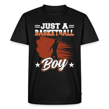 Juste une équipe de basket-ball - T-shirt Premium bio Homme - noir - Devant - Nico (187cm)