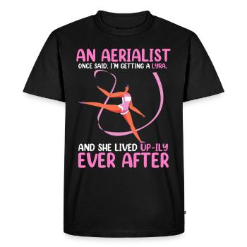 Soie aérienne - T-shirt Premium bio Homme - noir - Devant - Nico (187cm)