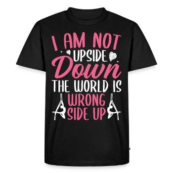 Aerial Silk Aerialist - Men's Premium Organic T-Shirt - black - Front - Nico (187cm)