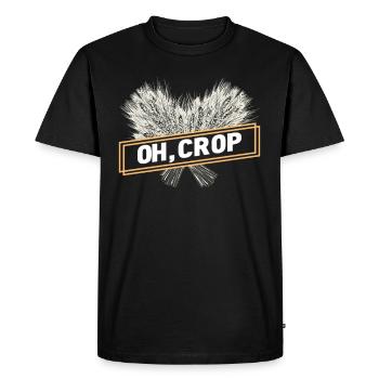 Farmer Farmer Grain Farmer Farm Country Egg - Men's Premium Organic T-Shirt - black - Front - Nico (187cm)