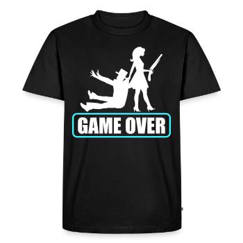 Enterrement de vie de garçon grondant enterrement de vie de garçon - T-shirt Premium bio Homme - noir - Devant - Nico (187cm)
