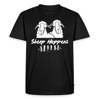 Farmer Farmer Lamb Farmer Farm Country Egg Sheep - Men's Premium Organic T-Shirt - black - Front - Nico (187cm)